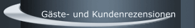 G&auml;ste- und Kundenrezensionen