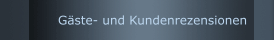 G&auml;ste- und Kundenrezensionen